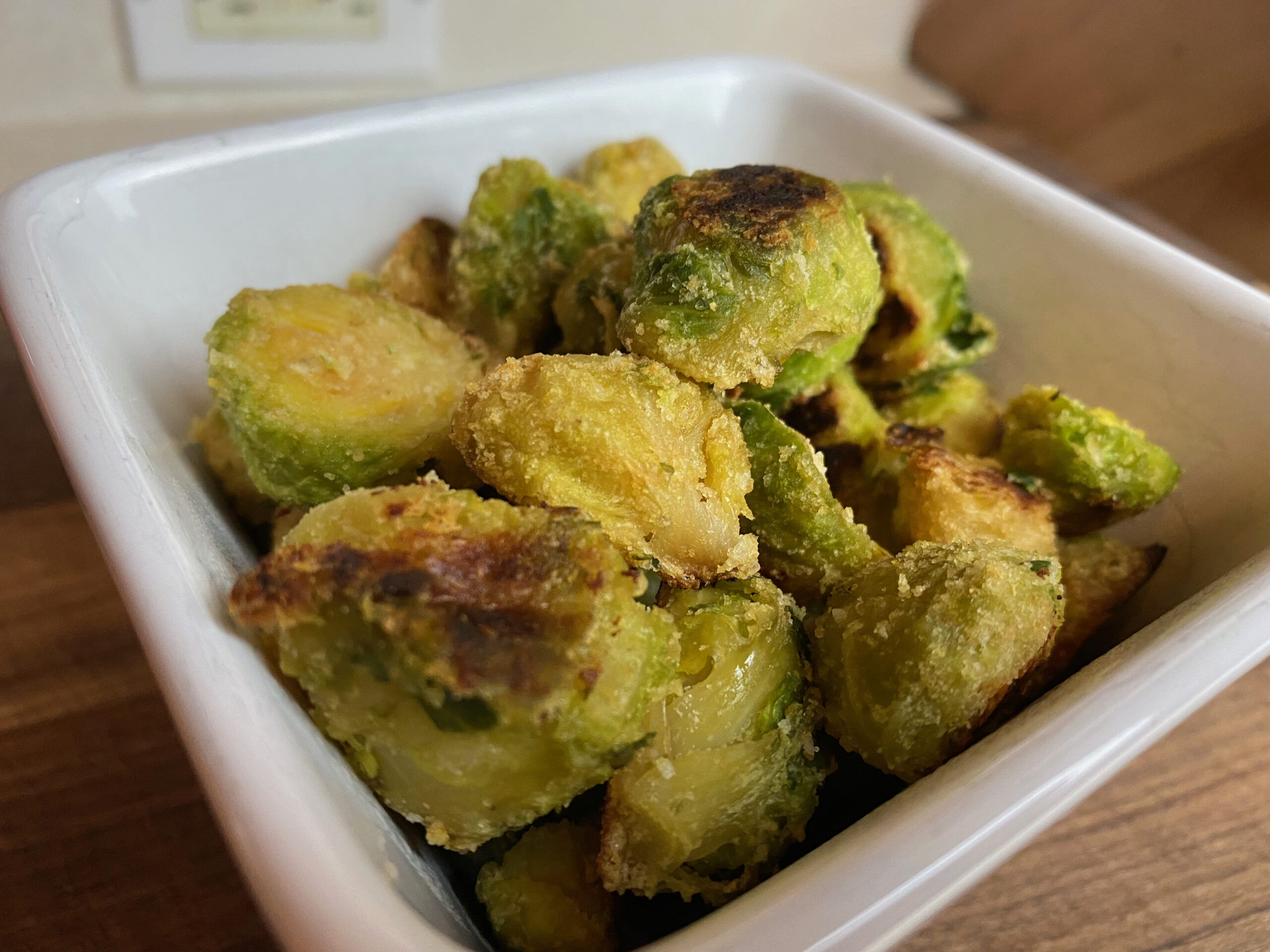 a bowl of brussels sprouts