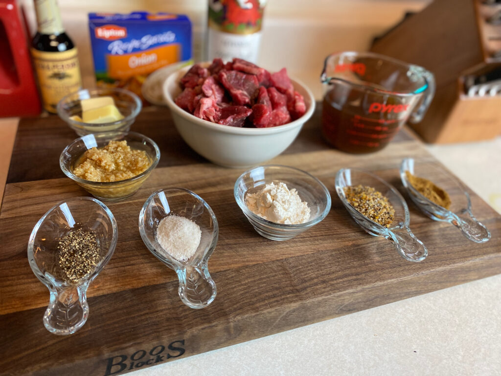 Butter beef ingredients