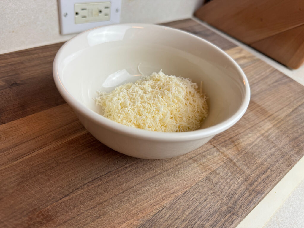 finely grated parmesan cheese